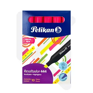 Resaltador 444 Rosado Pelikan Und