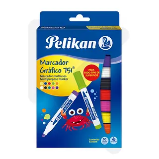 Marcador Pelikan Grafico 751 x 10 Und