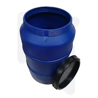 Caneca Industrial Plástica Tapa Rosca  X 30 Galones