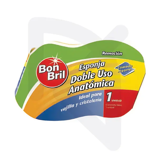 Esponja Doble Uso Anatómica Bon Bril Unidad