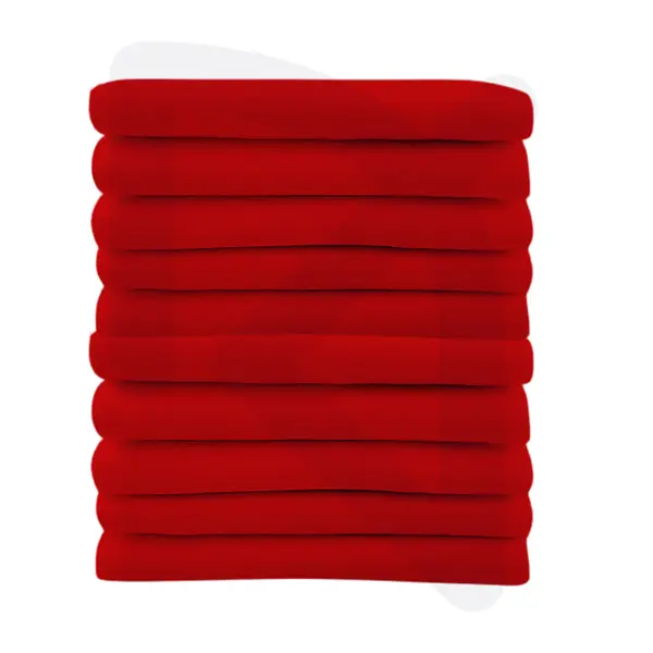 Bayetilla Roja Fileteada 50*70cm Mayorista (10 Docenas)