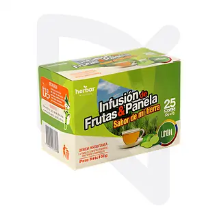 Infusión De Frutas Y Panela Herbar x 25 Sobres