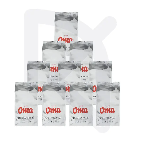Café Oma Institucional 500 Gramos X 10 Unidades