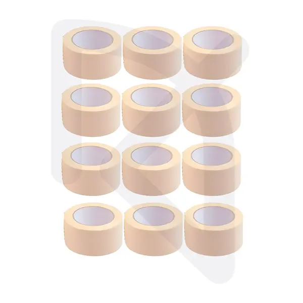 Cinta De Enmascarar 48mm * 40 Metros X 12 Unidades