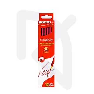 Lapiz Kores Rojo 64013 Caja x 12 Unidades