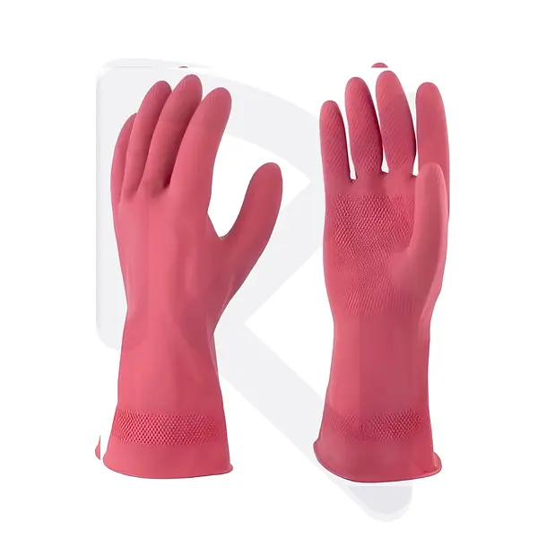 Guantes Caucho Amarillo Talla 8 1/2 Gruesos