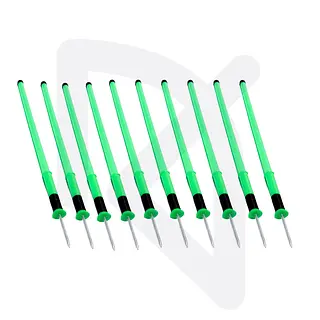 Estaca Punta Metálica Maratón Entrenamiento 170 Cm Largo 25 mm Diámetro X 10 Unidades