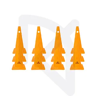 Cono Plástico 30cm Hueco Khanpro x 12 Unidades