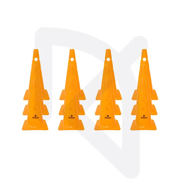 Cono Plástico 30cm Hueco Khanpro x 12 Unidades