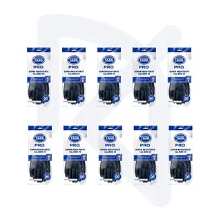 Guantes Caucho Negro Calibre 25 Talla M Task Pro > 10 Pares