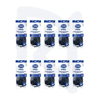 Guantes Caucho Negro Calibre 25 Talla L Task Pro > 10 Pares