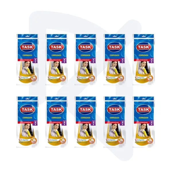 Guante Corrugado Talla M Task Pro > 10 Pares