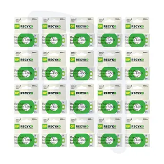 Pila Recargable Blister Nimh Aaa 1,2v 1000 Mah > 20 Paquetes