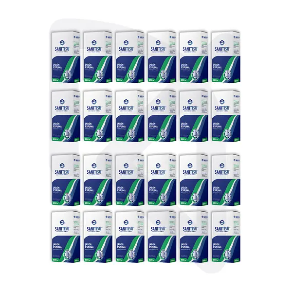 Jabón Espuma Sanitisu Sachet 800 Mililitros > 24 Unidades