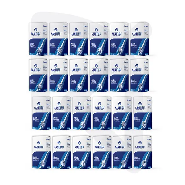 Jabón Líquido Sanitisu Sachet 800 Mililitros > 24 Unidades