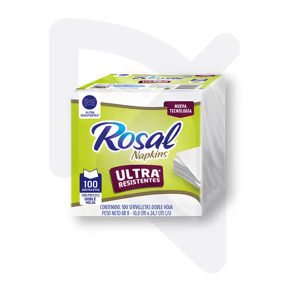 Servilleta Rosal Laminada  Ultra Resistente