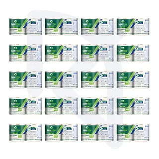 Papel Higiénico Jumbo Natural Sanitisu 4 Rollos * 500m > 20 Unidades