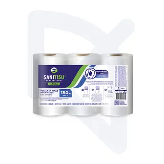 Toalla Manos Blanca Sanitisu 3 Rollos * 180 metros