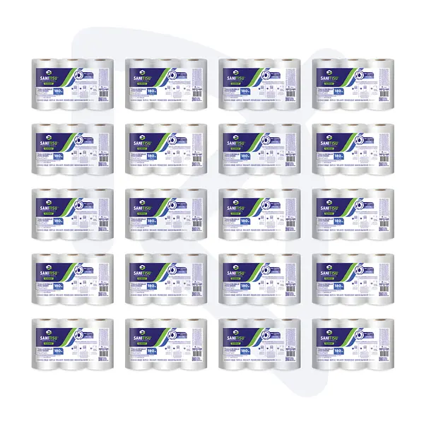 Toalla Manos Blanca Sanitisu 3 Rollos * 180 Metros > 20 Unidades