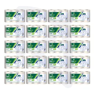 Toalla Manos Natural Sanitisu 3 Rollos * 180 Metros > 20 Unidades