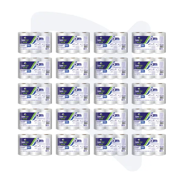 Toalla Manos Blanca Sanitisu 3 Rollos * 150 Metros > 20 Unidades