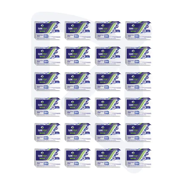 Toalla Manos Blanca En Z Sanitisu Mayorista > 10 Cajas X 24 Paquetes (Precio X Caja)