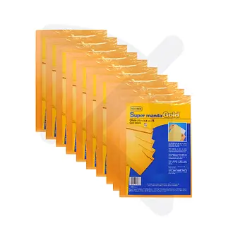 Sobre De Manila Tamaño Oficio X 100 Unidades Gold