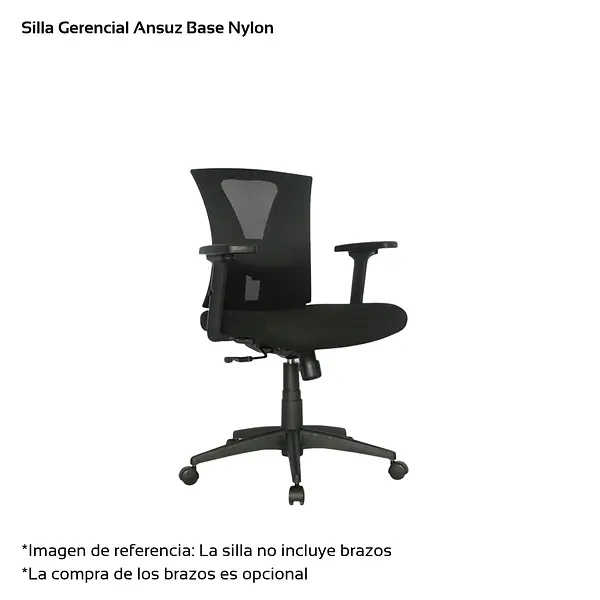 Silla Anzus Gerencial O Presidencial Base Cromo O Nylon