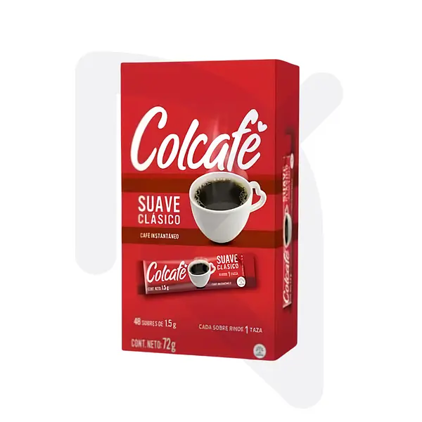 Café Colcafe Clásico 1.5g Caja Display X 48 Unidades