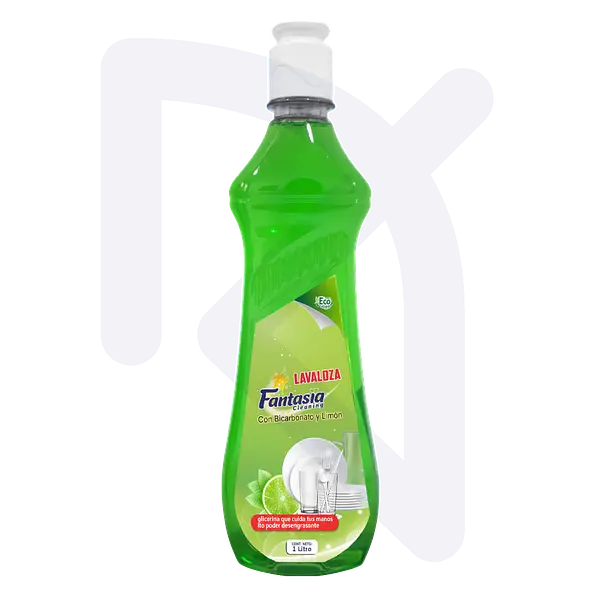 Lavaloza Líquido Fantasía Limón 1000 ml
