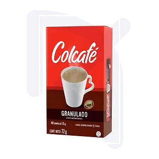 Café Instantáneo Colcafé Granulado Caja X 48 Sobres 1.5 G