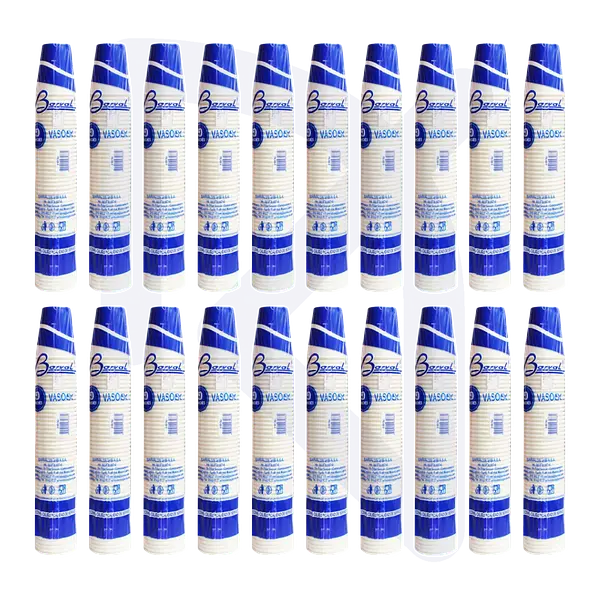 Vaso De Cartón Barval 6oz Paquete 50 Unidades > 20 Paquetes