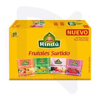 Aromática Frutal Surtida Hindú Display x 50 Sobres