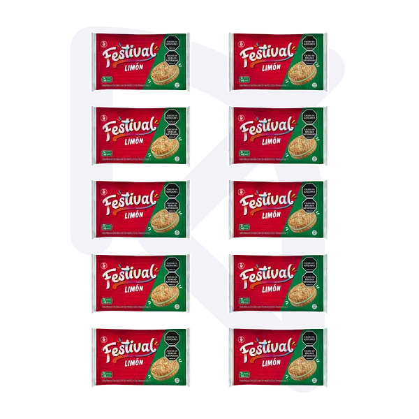 Galletas Festival Limón 12 Paquetes De 4 Unidades > 10 Packs