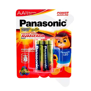 Pilas Alcalinas Aa Panasonic Blíster X 2 Unidades