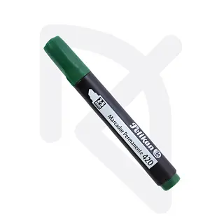 Marcador Permanente Pelikan 420 Verde Unidad