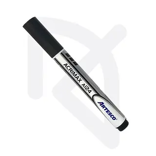 Marcador Borrable Negro Acrimax A124 Artesco Unidad