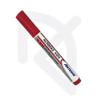 Marcador Borrable Rojo Para Tablero Acrimax A124 Artesco