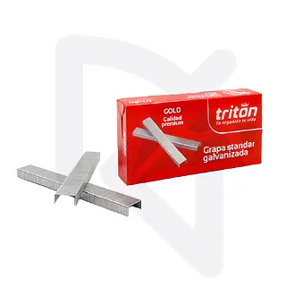 Grapas Galvanizadas 26/6 Triton Caja X 5000 Unidades