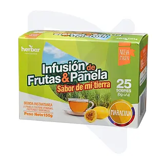 Aromática con Panela Mi Tierra Caja x 25 Sobres